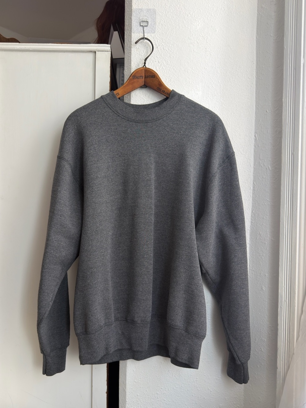Vintage Ms. BVD blank sweatshirt 50/50 cotton/poly made in USA